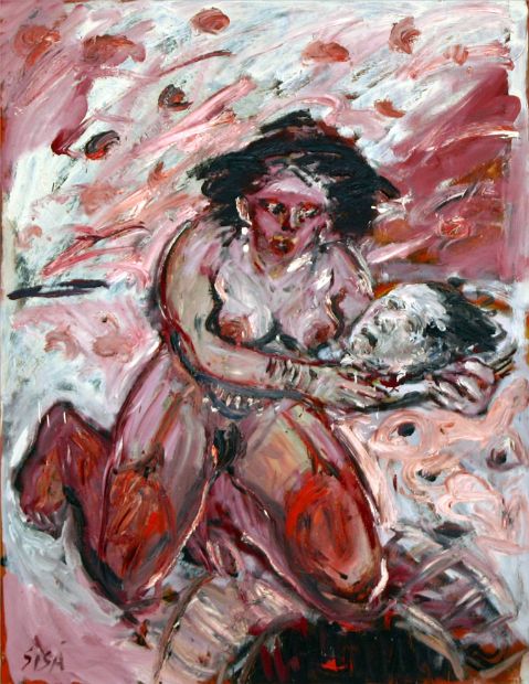 SALOME, Öl auf Leinen, 150 x 120 cm